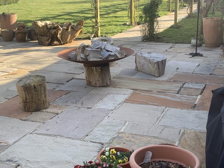 Cleaned Patio